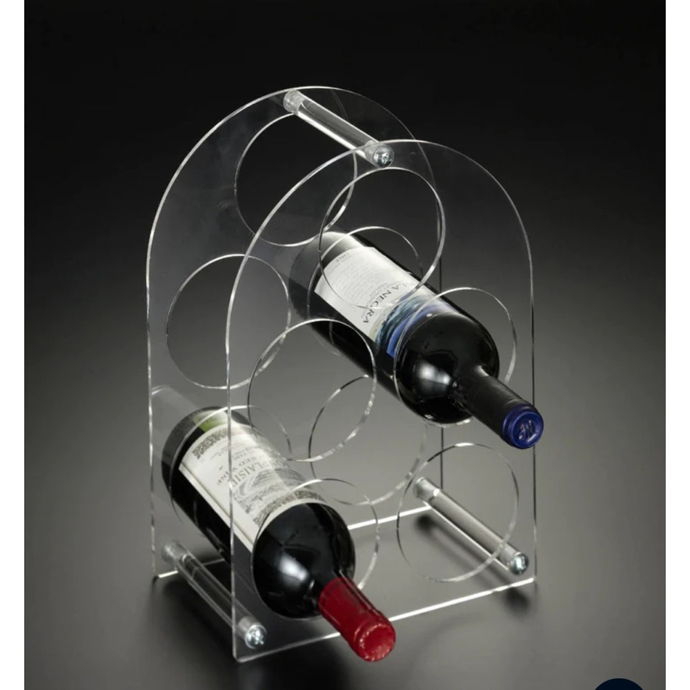 Acrylic wine rack